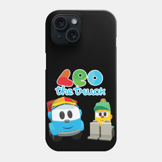 Leo the Truck and Lifty Hats Phone Case by cowtown_cowboy