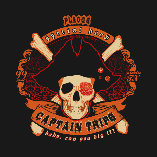 Captain Trips - Megan Lara - T-Shirt | TeePublic