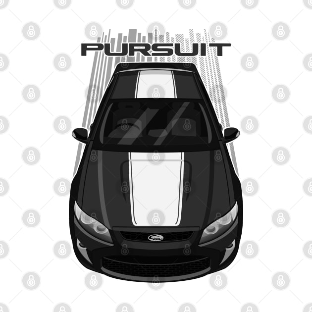 Ford FPV Pursuit UTE - White - Black - White Stripe by V8social