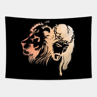 Jesus Lion Jesus Lover And Minister Tapestry