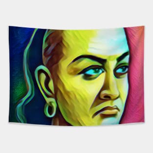 Chanakya Colourful Portrait | Chanakya Artwork 6 Tapestry