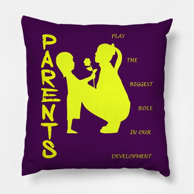 parents day Pillow by Otaka-Design