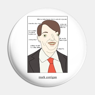 Mark Corrigan Peep Show Pin