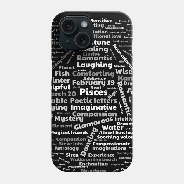 Pisces - The fishes zodiac sign Phone Case by All About Nerds