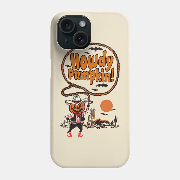 Giddy up, goblins! Pumpkin's in town! Phone Case by PixelGum