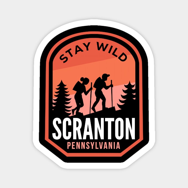 Scranton Pennsylvania Hiking in Nature Magnet by HalpinDesign