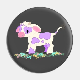 Purple Moo Pin