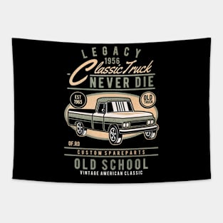 Classic Truck never die Tapestry