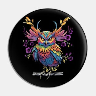 great colorfull owl Pin