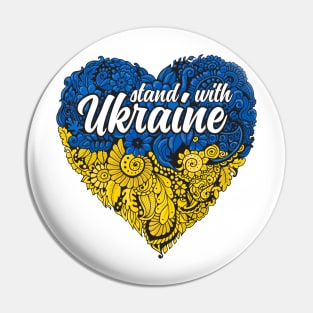 Stand with Ukraine Pin