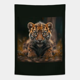 Cute baby Jaguar Tapestry