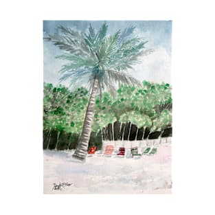 beach palm tree T-Shirt