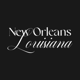 New Orleans Louisiana word design T-Shirt