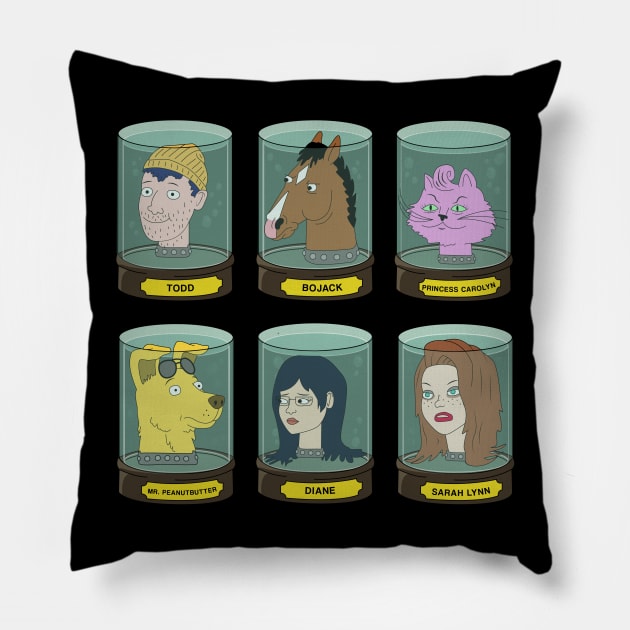 Bojack-a-rama Pillow by InsomniackDesigns