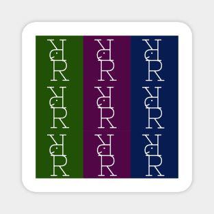 Letter R, the pattern 5 Magnet