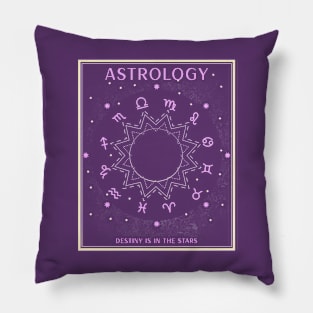 Astrology - Destiny Is In The Stars Pillow