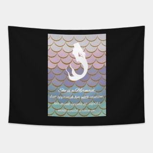 Swimming Mermaid Tapestry