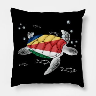 Seychelles Turtle Pillow