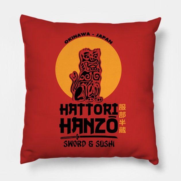 Hattori Hanzo Pillow by Melonseta