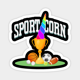 Sporty Unicorn Magnet