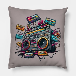 BoomBox cassette Pillow