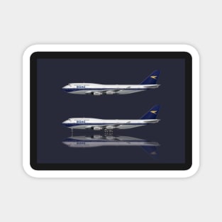 British airways 747-400 BOAC Livery Magnet