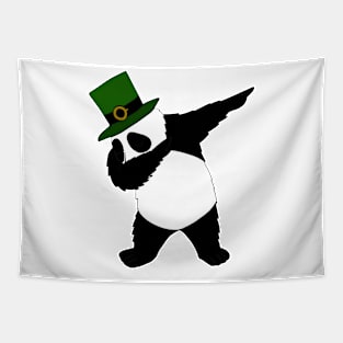 st patricks day Panda Dab Dabbing Funny Animal Tapestry