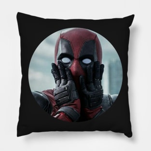 ryan reynolds  red Pillow