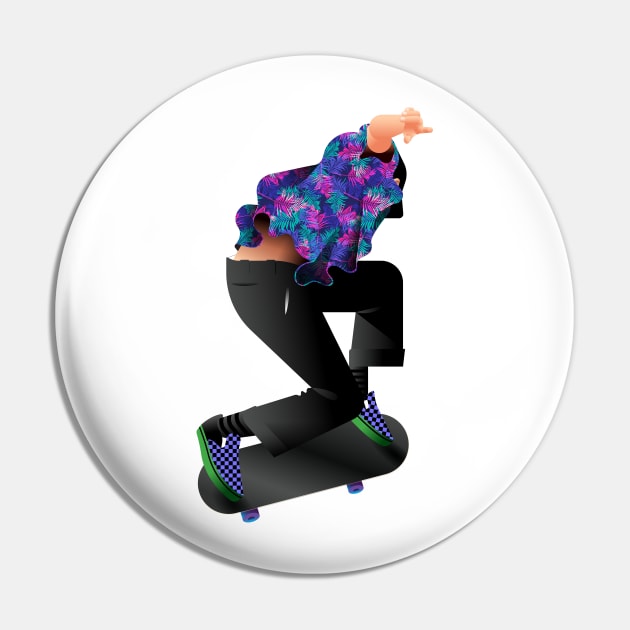 Skater Boy Pin by Santillan