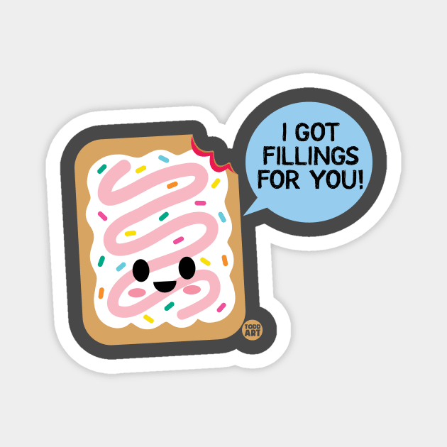 POP TART Magnet by toddgoldmanart