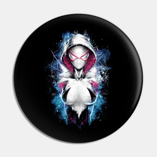 Epic Spider Gwen Bust Portrait Pin