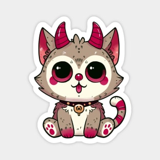 Krampus Kitten Magnet