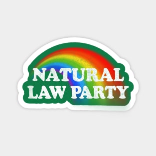 The Natural Law Party / 90s Retro Design Magnet