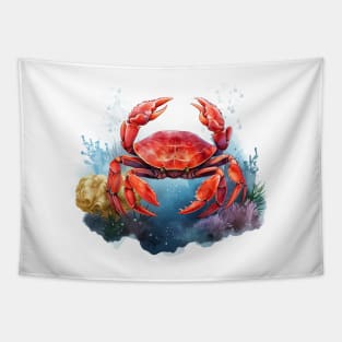 Red Crab Tapestry