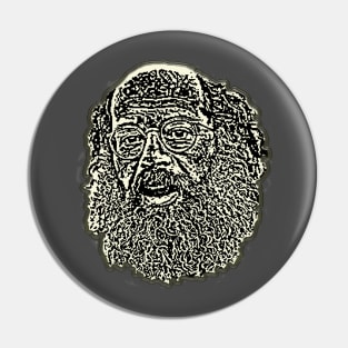 Allen Ginsberg Pin