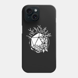 Pen and paper nature dice Phone Case