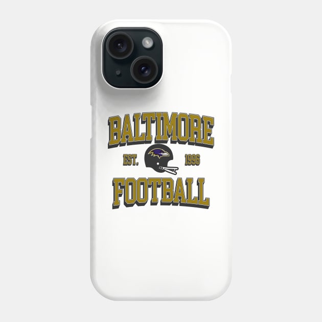 Baltimore Football Phone Case by mbloomstine