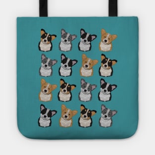 Welsh Corgi Puppies Tote