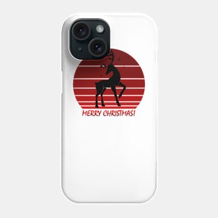 Christmas reindeer Phone Case