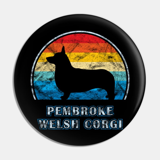 Pembroke Welsh Corgi Vintage Design Dog Pin by millersye