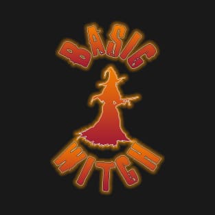 Basic Witch by Basement Mastermind T-Shirt