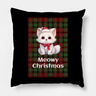 Meowy Christmas 1 Pillow