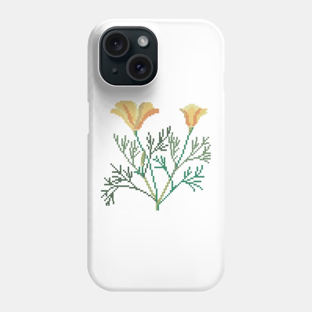 California State Flower California Poppy Phone Case by inotyler