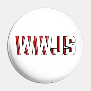 what would jesus say (red) Pin