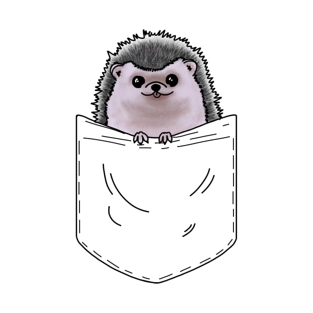 Hedgehog In A Pocket by quenguyen