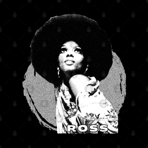 Diana Ross \ Vintage Black White by BDS“☠︎”kong