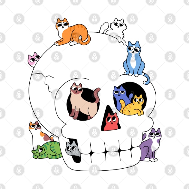 Skull is Full of Cats by obinsun