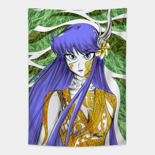 saori kido the athena god saint in saint seiya Tapestry