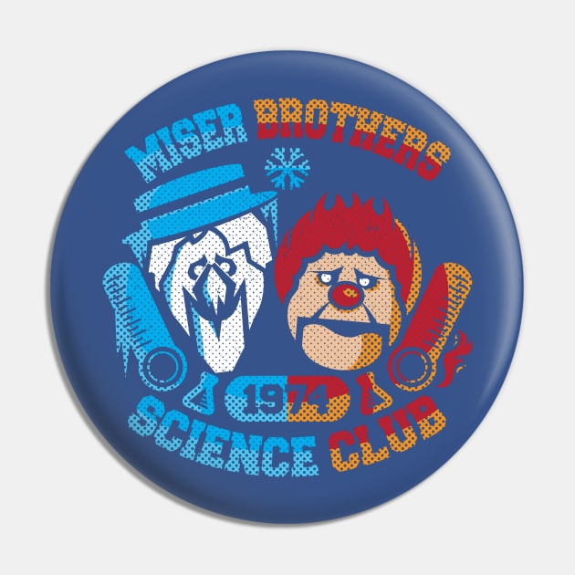 Miser Brothers Science Club Pin by jrberger