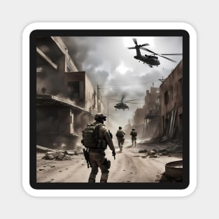 Call of Duty Modern Warfare inspired art Magnet